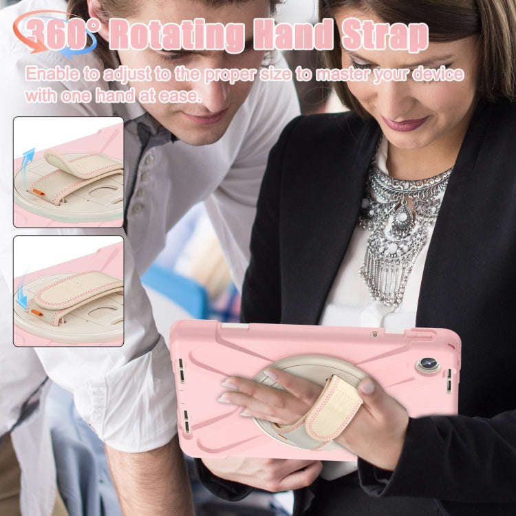 For Lenovo Tab M11 /Xiaomi Pad 11 2024 Rotatable Holder Silicone Hybrid PC Tablet Case with Shoul...