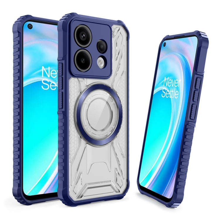 For OnePlus Nord CE 2 Lite 5G CD Texture Magsafe Phone Case(Sapphire)