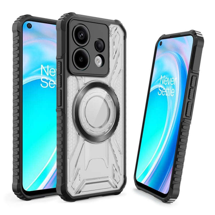 For OnePlus Nord CE 2 Lite 5G CD Texture Magsafe Phone Case(Black)