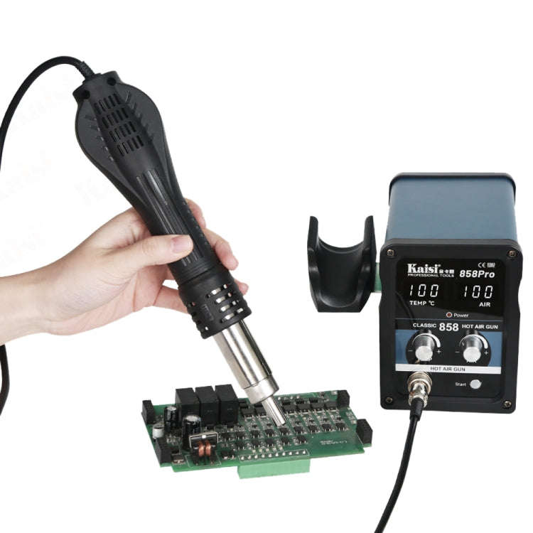 Kaisi 858Pro Smart Sleep Lead-free Digital Display Hot Air Gun Desoldering Station, Plug:US Plug