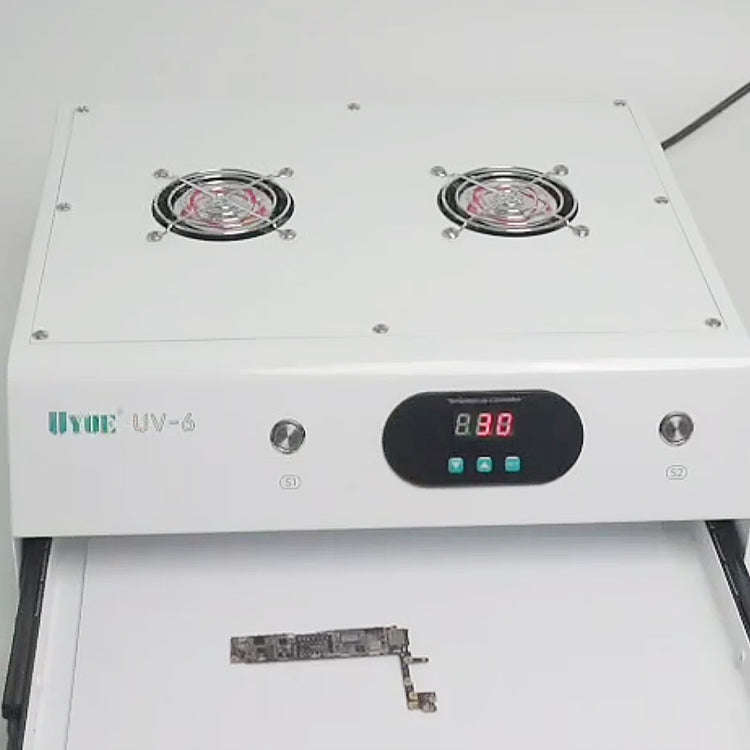 Uyue UV-6 15 inch Double Timing Intelligent Curing Lamp Mechanic for Phone / Pad (EU Plug)
