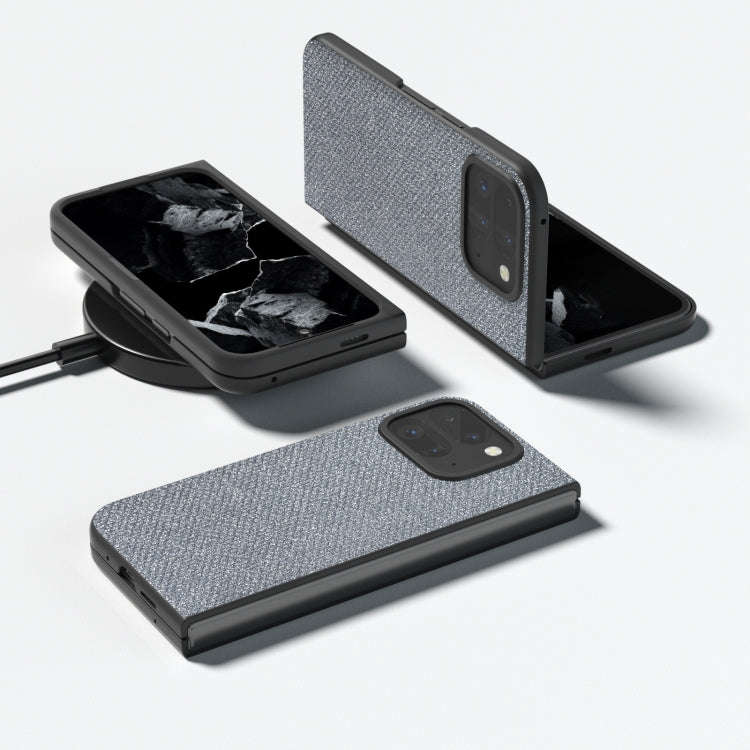 For Google Pixel 9 Pro Fold Diamond Frame Edge Full Coverage Phone Case(Jewel Black)