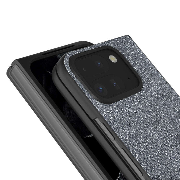 For Google Pixel 9 Pro Fold Diamond Frame Edge Full Coverage Phone Case(Jewel Black)