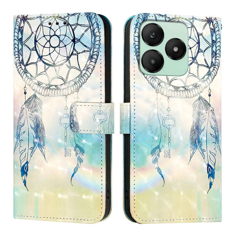 For Wiko T20 3D Painting Horizontal Flip Leather Phone Case(Dream Wind Chimes)