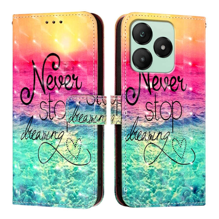 For Wiko T20 3D Painting Horizontal Flip Leather Phone Case(Chasing Dreams)