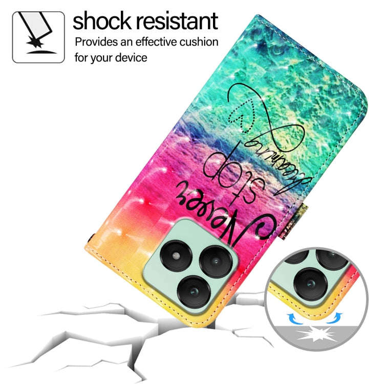 For Wiko T20 3D Painting Horizontal Flip Leather Phone Case(Chasing Dreams)