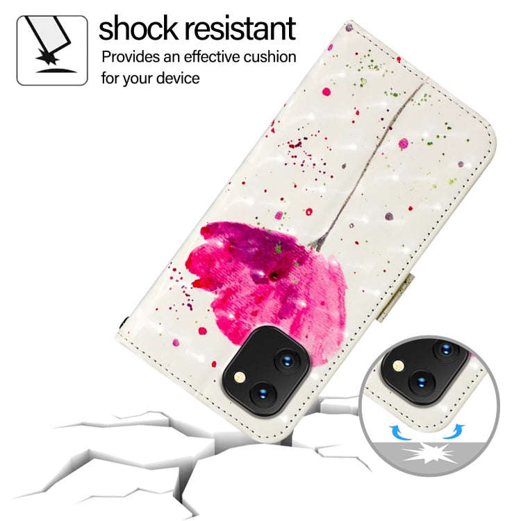 For UMIDIGI Power 7 / Power 7S 3D Painting Horizontal Flip Leather Phone Case(Flower)