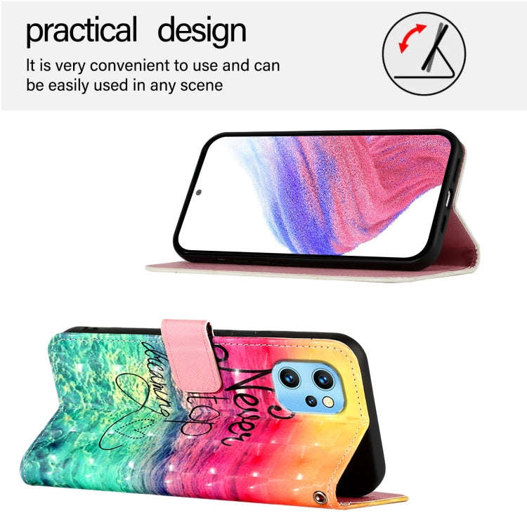 For UMIDIGI Power 7 Max 3D Painting Horizontal Flip Leather Phone Case(Chasing Dreams)