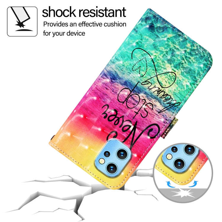 For UMIDIGI Power 7 Max 3D Painting Horizontal Flip Leather Phone Case(Chasing Dreams)