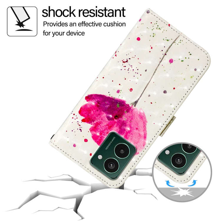 For HMD Pulse Pro 3D Painting Horizontal Flip Leather Phone Case(Flower)