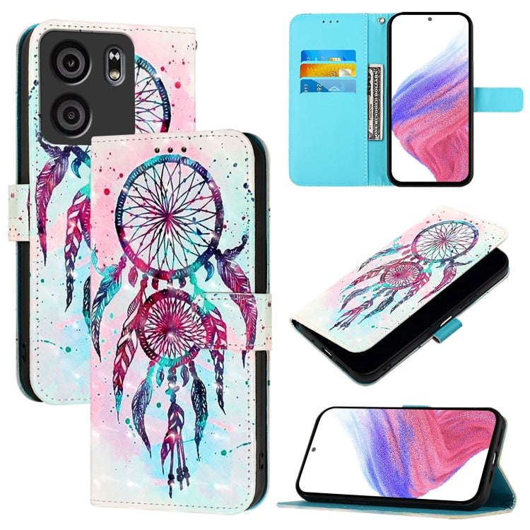 For BLU View 5 3D Painting Horizontal Flip Leather Phone Case(Color Drop Wind Chimes)