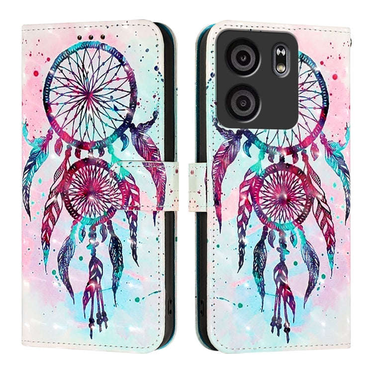 For BLU View 5 3D Painting Horizontal Flip Leather Phone Case(Color Drop Wind Chimes)