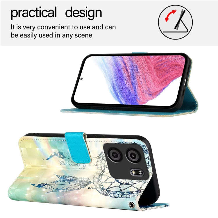 For BLU View 5 3D Painting Horizontal Flip Leather Phone Case(Dream Wind Chimes)