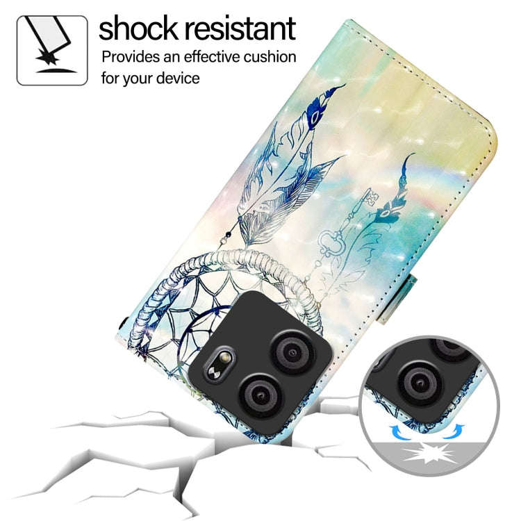 For BLU View 5 3D Painting Horizontal Flip Leather Phone Case(Dream Wind Chimes)