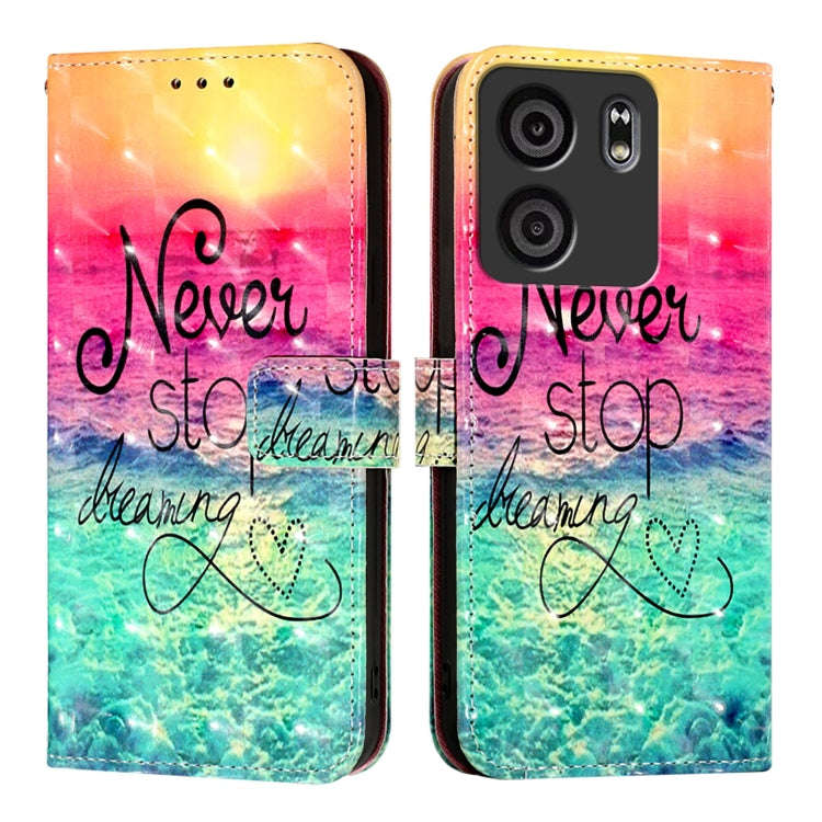 For BLU View 5 3D Painting Horizontal Flip Leather Phone Case(Chasing Dreams)