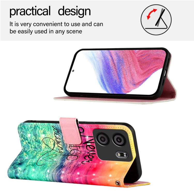 For BLU View 5 3D Painting Horizontal Flip Leather Phone Case(Chasing Dreams)