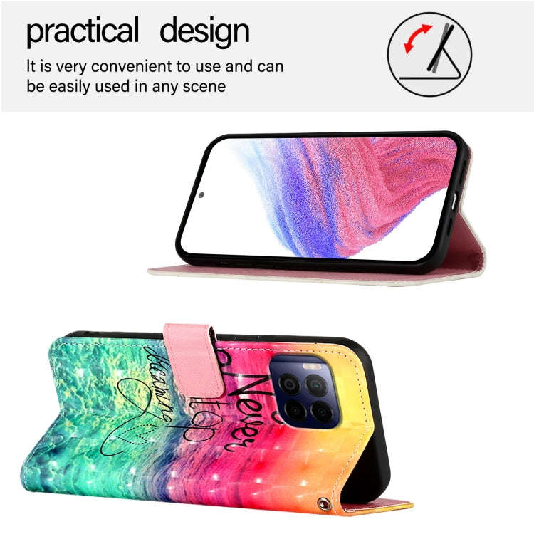 For T-Mobile REVVL 7 Pro 3D Painting Horizontal Flip Leather Phone Case(Chasing Dreams)