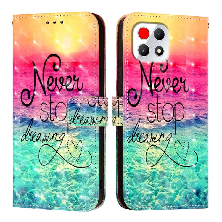 For T-Mobile REVVL 7 3D Painting Horizontal Flip Leather Phone Case(Chasing Dreams)