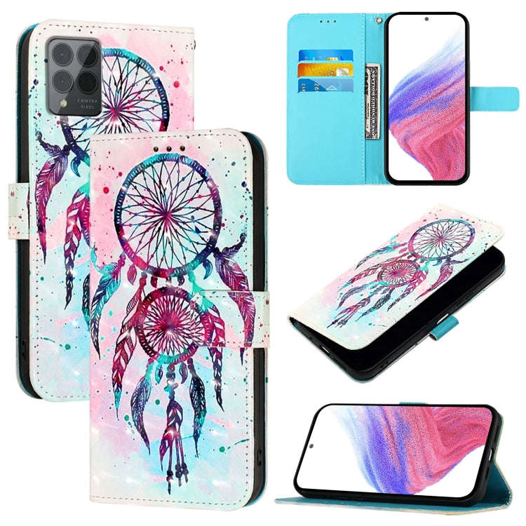 For T-Mobile REVVL 6 Pro / 6x Pro 3D Painting Horizontal Flip Leather Phone Case(Color Drop Wind ...