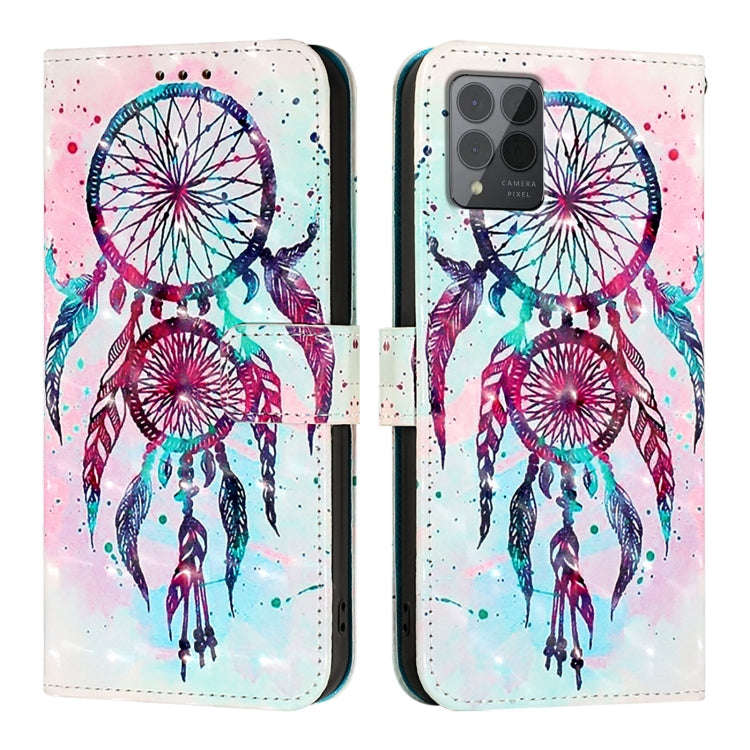 For T-Mobile REVVL 6 Pro / 6x Pro 3D Painting Horizontal Flip Leather Phone Case(Color Drop Wind ...