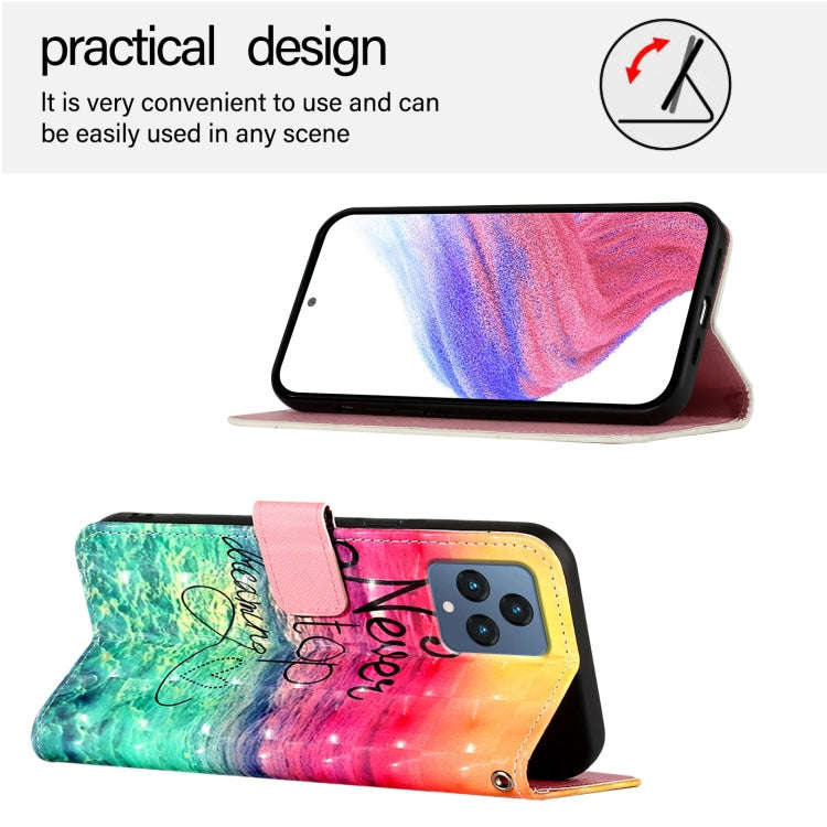 For T-Mobile REVVL 6 / 6x 3D Painting Horizontal Flip Leather Phone Case(Chasing Dreams)