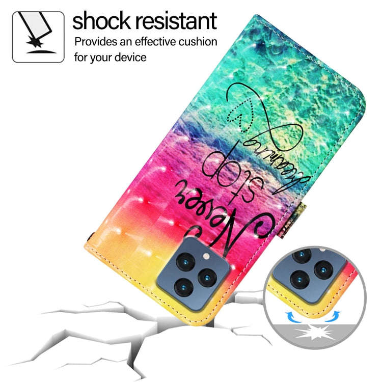 For T-Mobile REVVL 6 / 6x 3D Painting Horizontal Flip Leather Phone Case(Chasing Dreams)