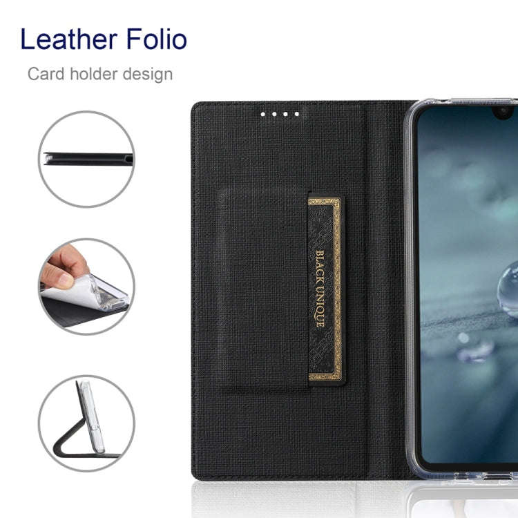 For Sharp Aquos Wish4 ViLi DMX Series TPU + PU Leather Magnetic Phone Case(Black)