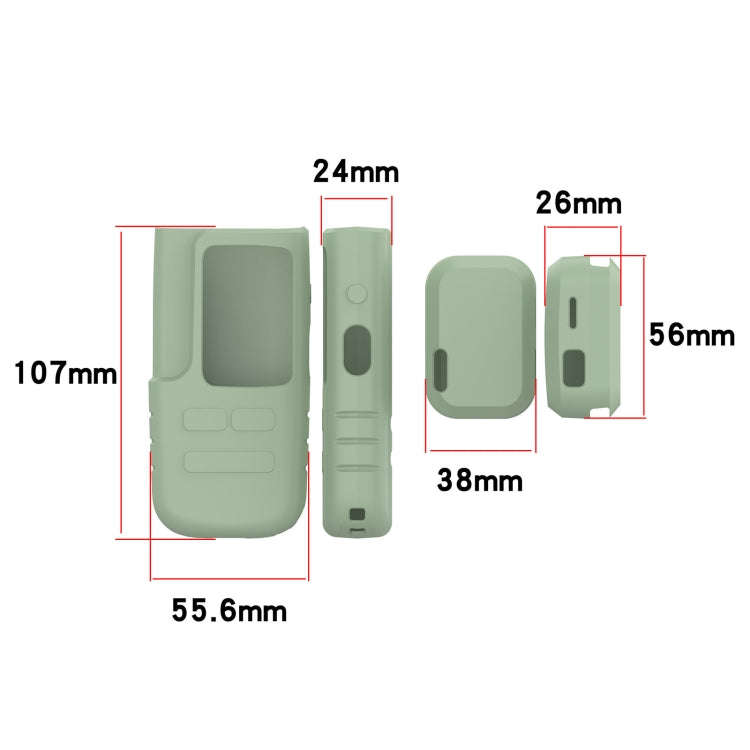 For Yawpet DT-61 Pet Training Device Silicone Protective Cover(Dark Grey)