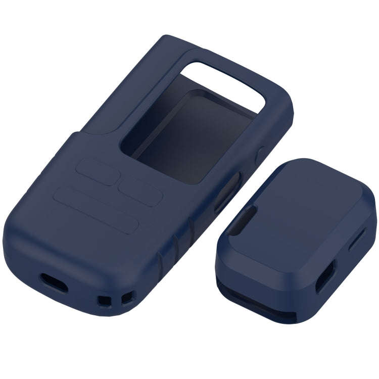 For Yawpet DT-61 Pet Training Device Silicone Protective Cover(Dark Blue)
