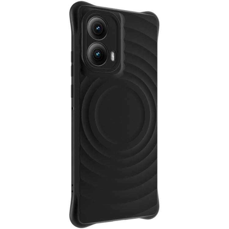 For Motorola Edge 2024 IMAK UC-6 Series Manbo Frosting Soft Phone Case(Black)