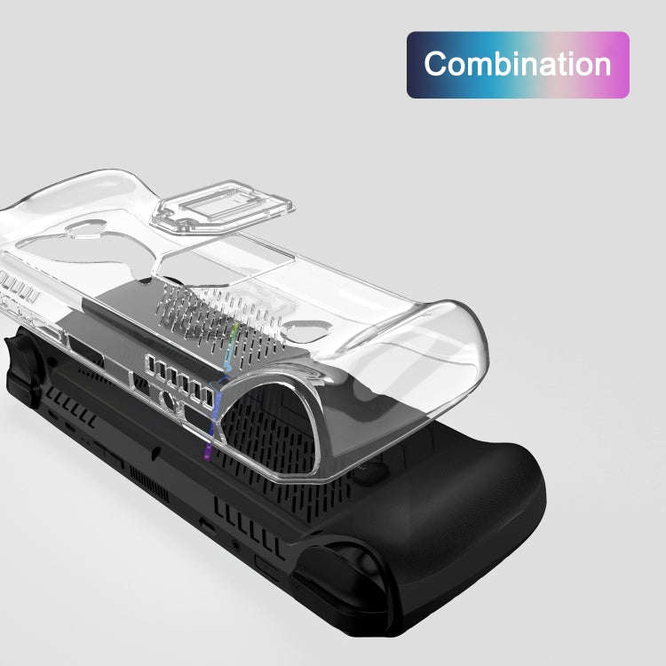 For ASUS ROG Ally X TPU Transparent Protective Case with Holder