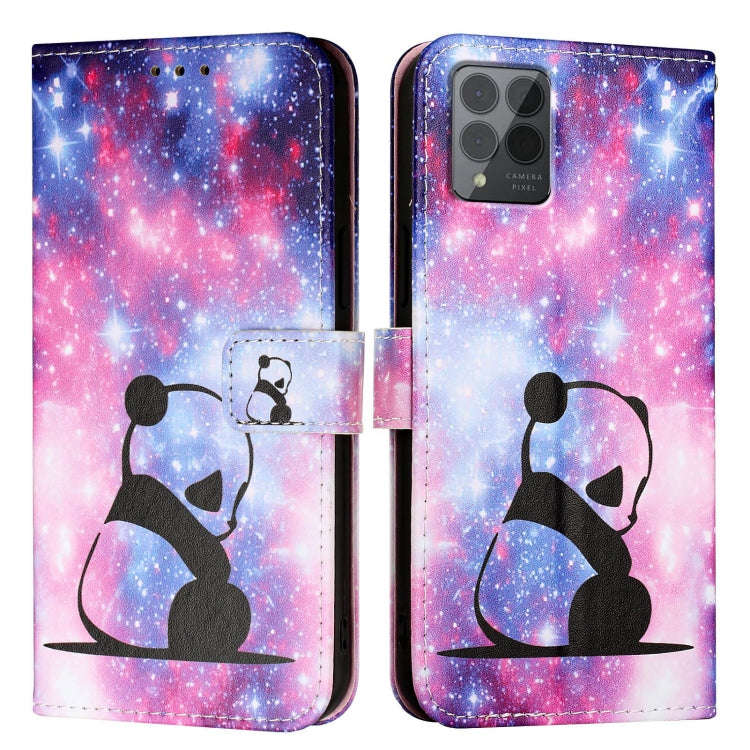 For T-Mobile REVVL 6 Pro / 6x Pro 5G Colored Drawing Pattern Plain Weave Leather Phone Case(Baby ...