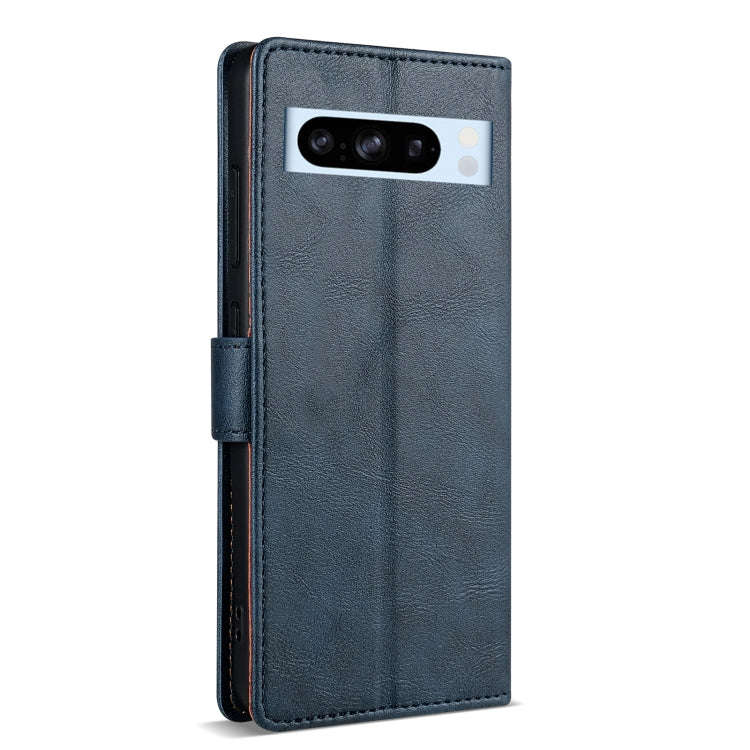 For Google Pixel 7a N.BEKUS CSJ-P1 Solid Color Leather Phone Case(Blue)