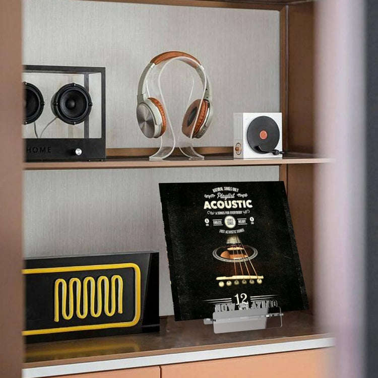 Acrylic Record Book Storage Display Stand(Transparent)