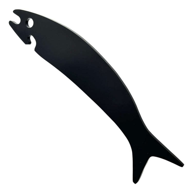 Acrylic Fish Shaped Oven Push Pull Rack Baking Push Pull Tool(Black)