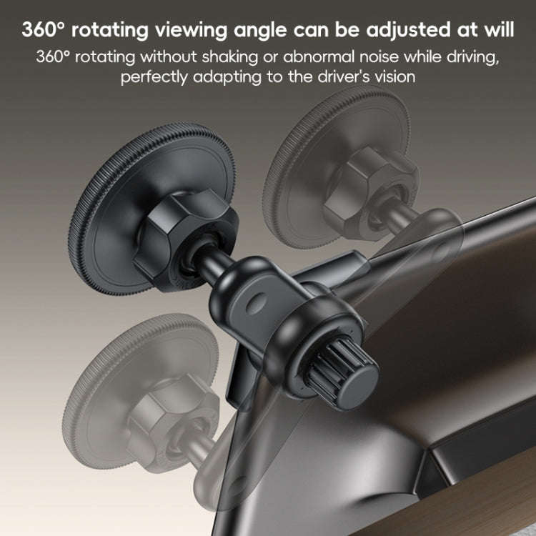 Yesido C213 Car Floating Screen Clip-on MagSafe Magnetic Phone Holder(Black)