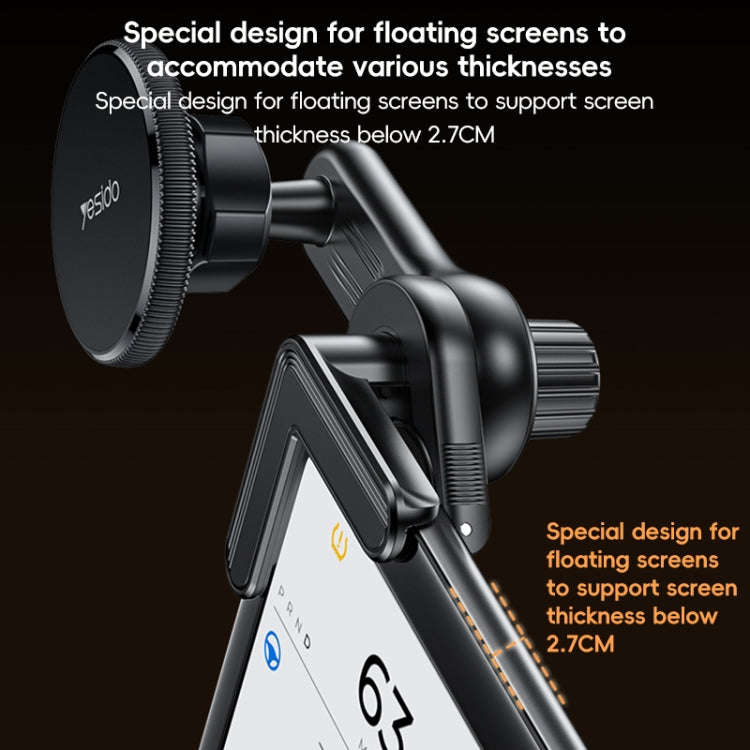Yesido C213 Car Floating Screen Clip-on MagSafe Magnetic Phone Holder(Black)