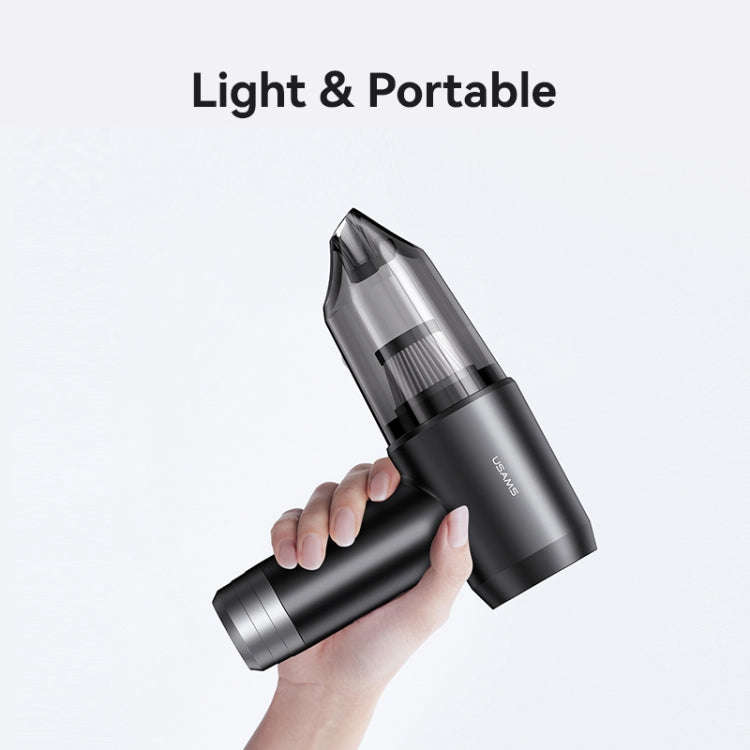 USAMS ZB291 XJ Series 6000Pa Hand-held Car Vacuum Cleaner 6 in 1(Black)
