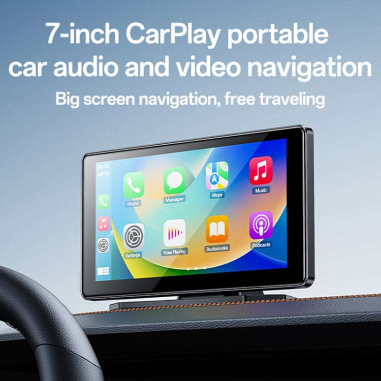 Yesido KM17 7 inch Center Console CarPlay Portable Car Video Navigation(Black)