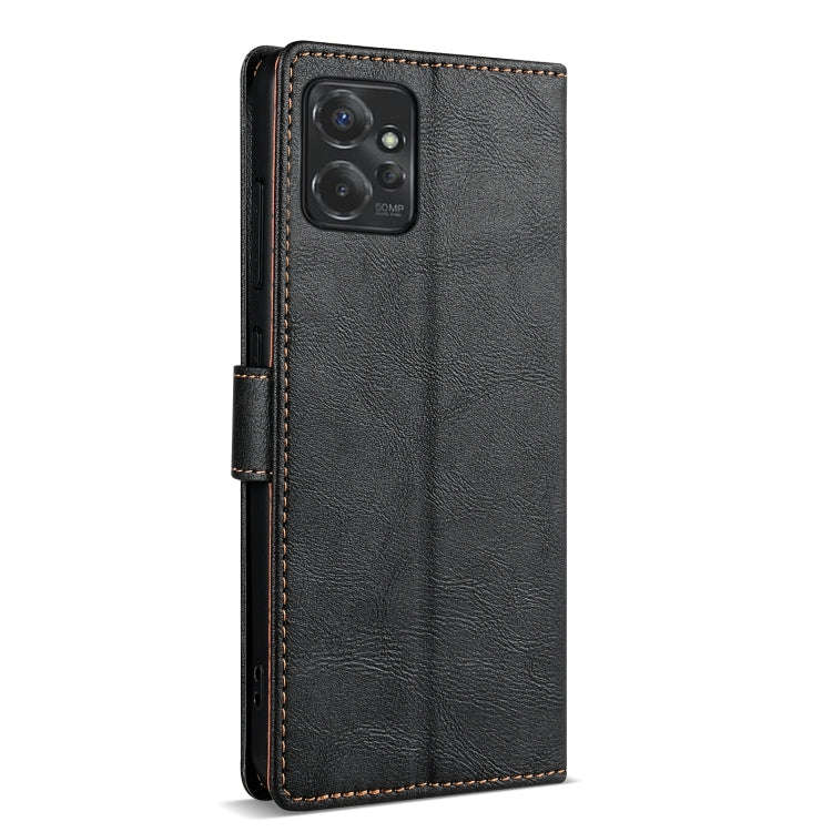 For Motorola Moto G Power 5G N.BEKUS CSJ-P1 Solid Color Leather Phone Case(Black)