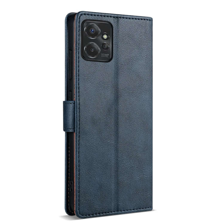 For Motorola Moto G Power 5G N.BEKUS CSJ-P1 Solid Color Leather Phone Case(Blue)