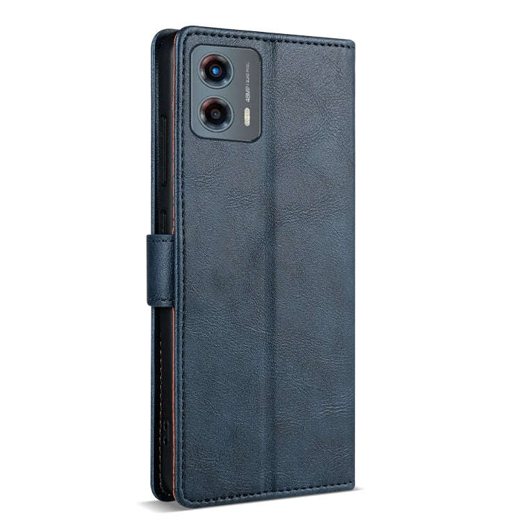 For Motorola Moto G 5G 2024 N.BEKUS CSJ-P1 Solid Color Leather Phone Case(Blue)
