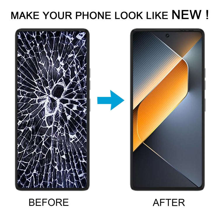 For Tecno Pova 6 Pro LI9 OEM LCD Screen with Digitizer Full Assembly, Not Supporting Fingerprint ...