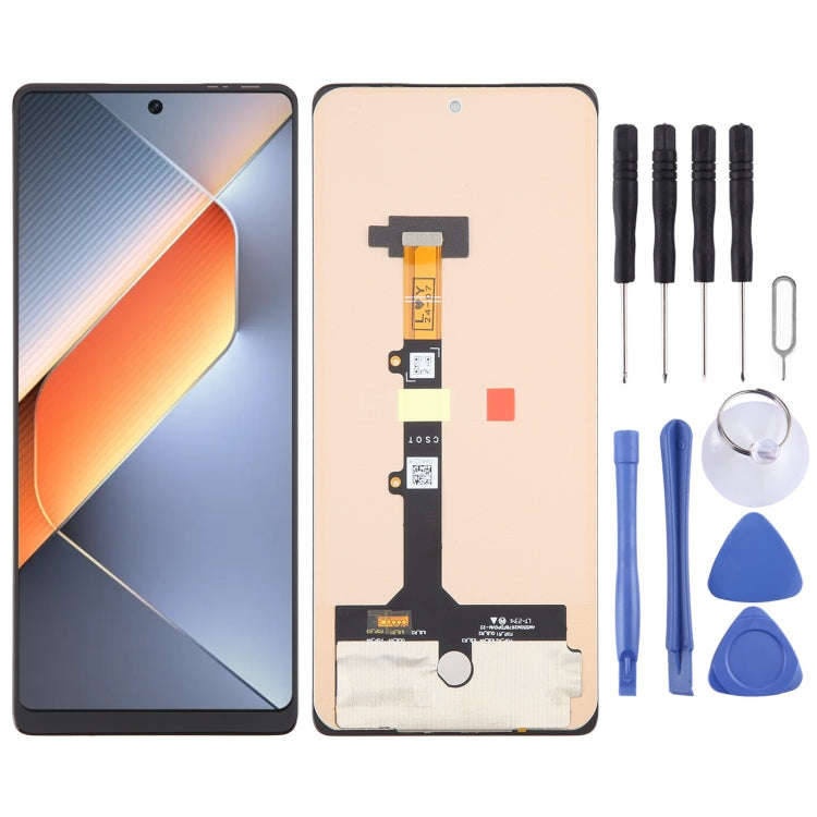 For Tecno Pova 6 OEM LCD Screen with Digitizer Full Assembly, Not Supporting Fingerprint Identifi...