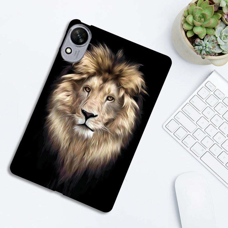 For Huawei MatePad 11.5 S Color Painting Pattern Smart Tablet TPU Case(Lion)