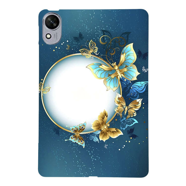 For Huawei MatePad 11.5 S Color Painting Pattern Smart Tablet TPU Case(Butterfly Circle)