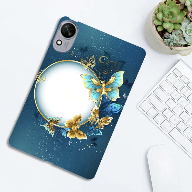 For Huawei MatePad 11.5 S Color Painting Pattern Smart Tablet TPU Case(Butterfly Circle)