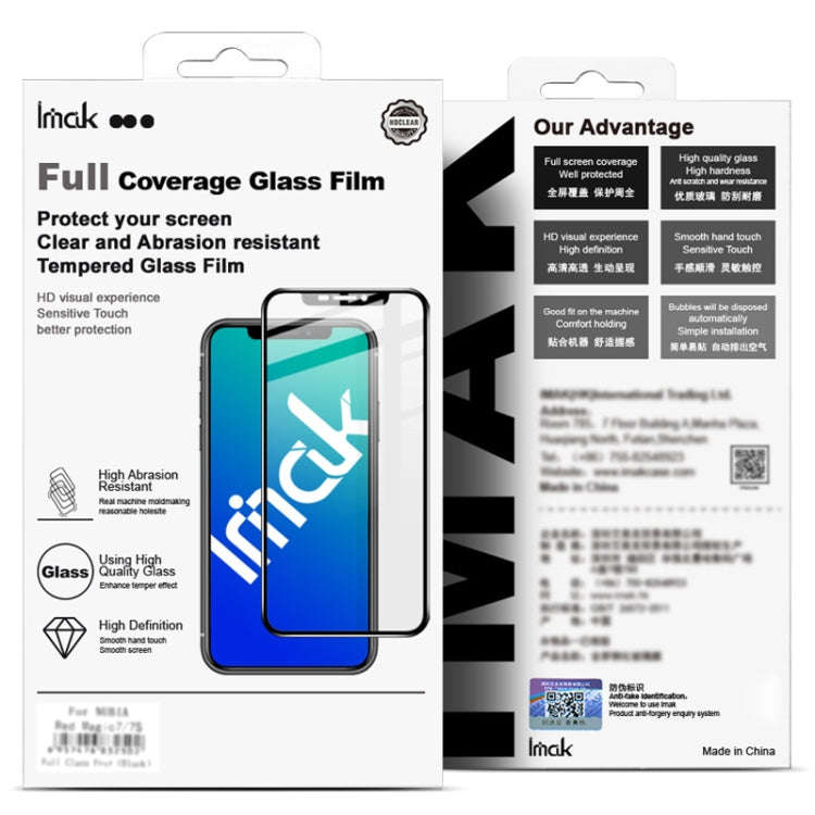 For Motorola Edge 2024 imak 3D Curved Full Screen Tempered Glass Film