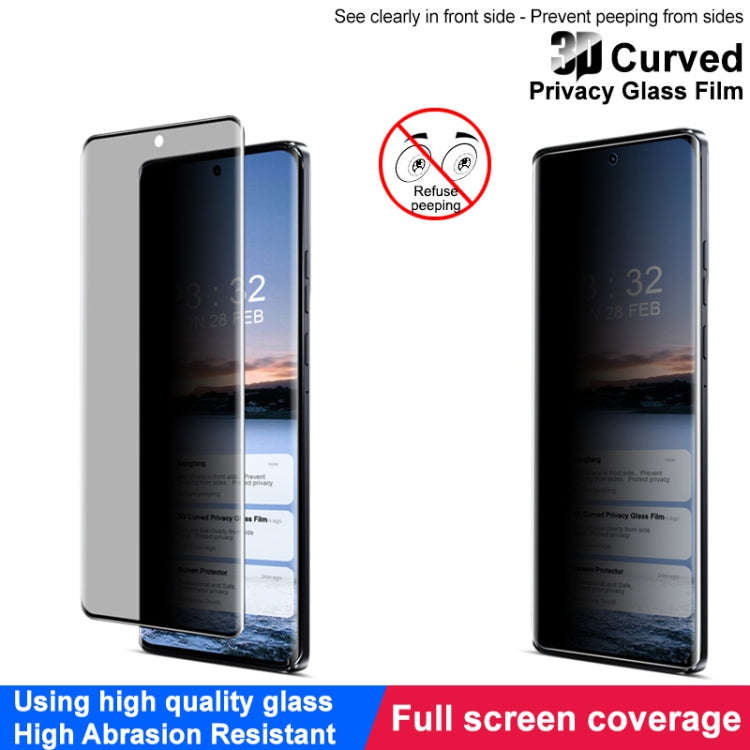For Motorola Edge 2024 imak 3D Curved HD Full Screen Anti-spy Tempered Glass Protective Film