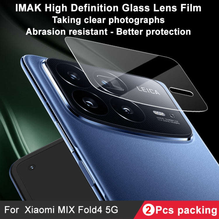 For Xiaomi Mix Fold 4 2 PCS/Set IMAK HD Glass Rear Camera Lens Film